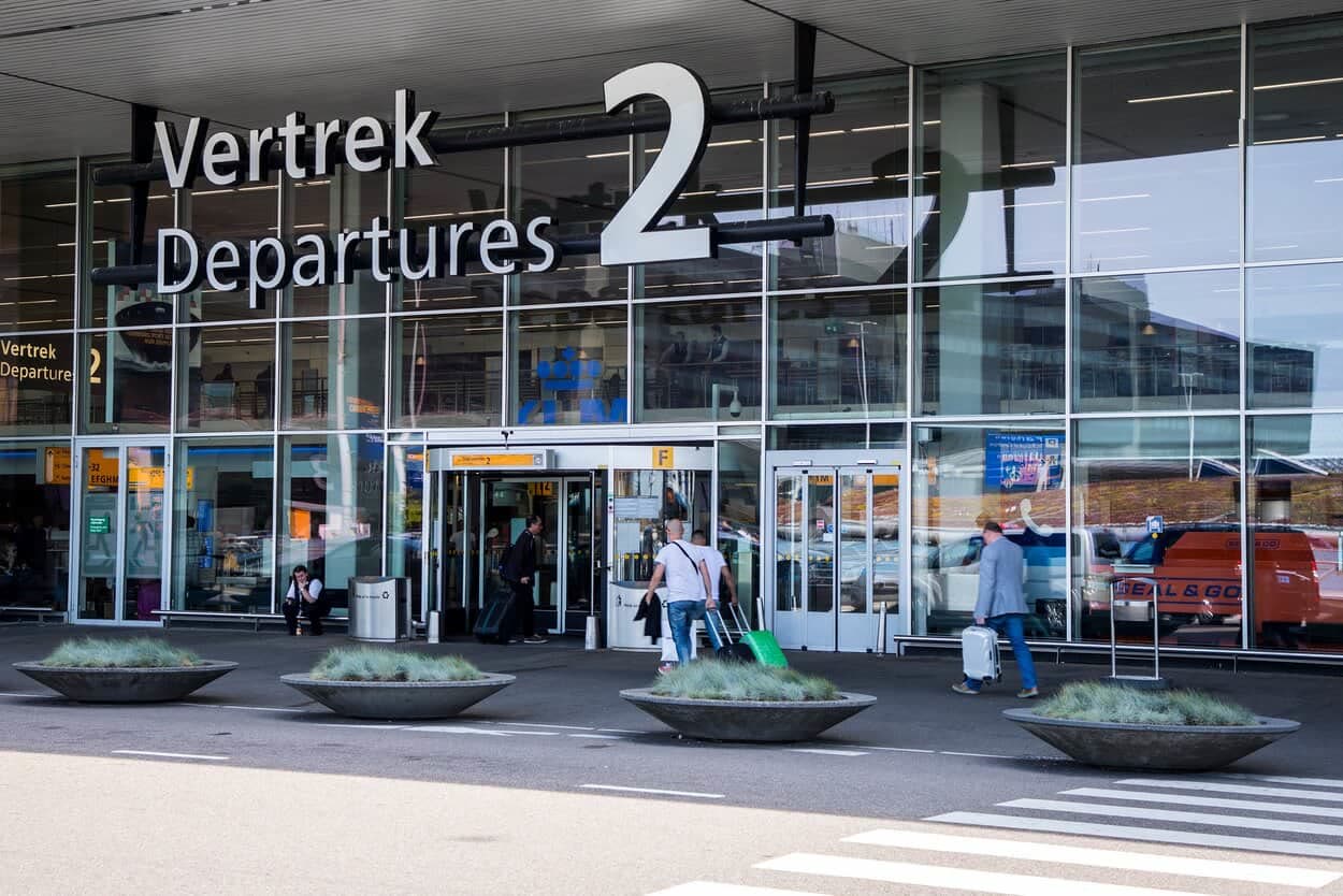 Vertrekhal van Schiphol